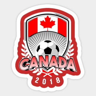 Canada Soccer 2018 Sticker